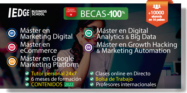 Becas -100% Masters | IEDGE Business School