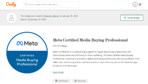 Certificaciones Meta